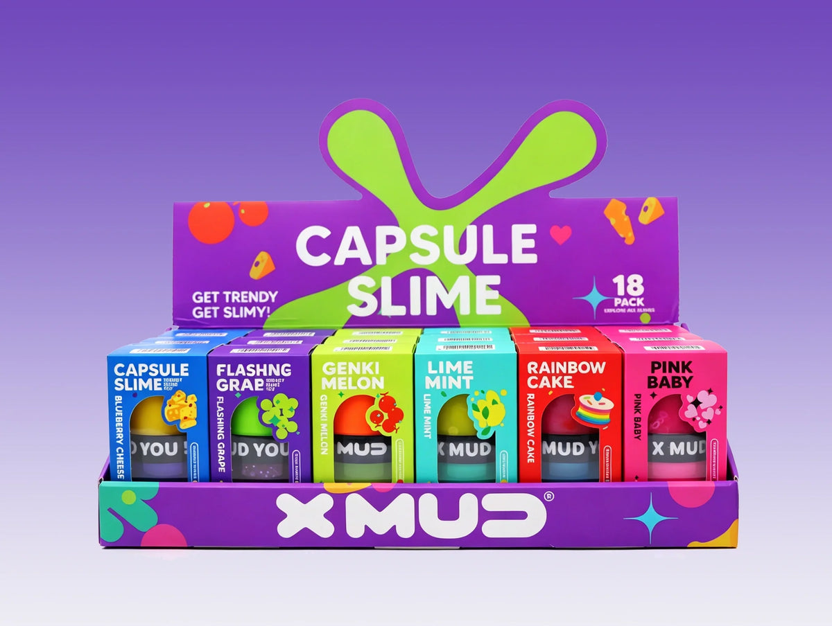 XMUD Capsule Slime Wholesale Preorder: Six Styles Return